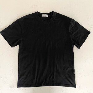 little Mountain Vancouver Lennon 100% Cotton SS Crew Nk T Shirt Black Sz M NWOT